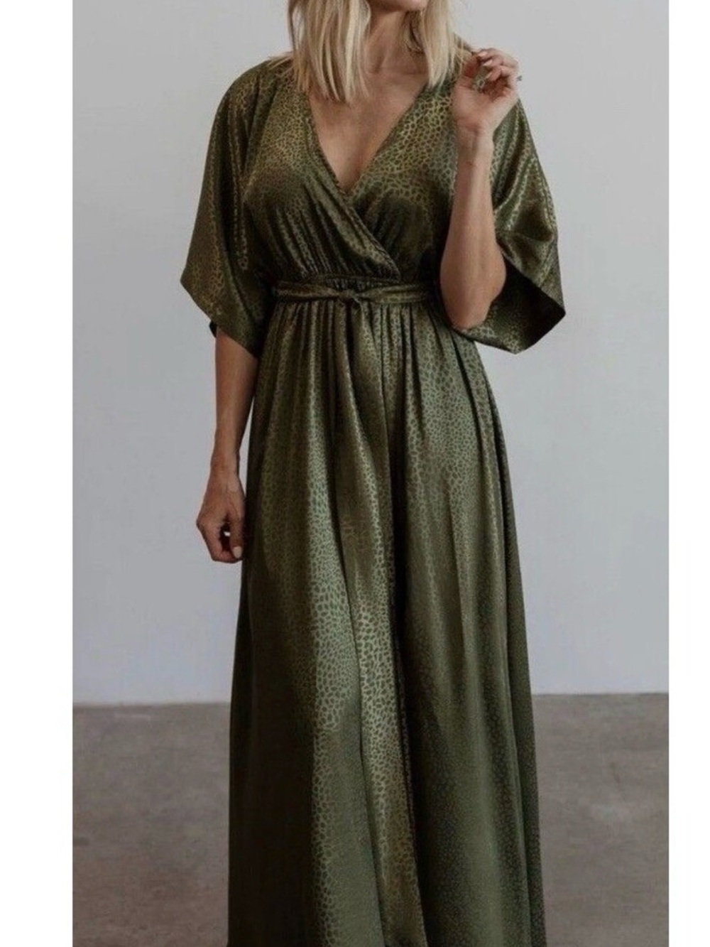 Baltic Born Savanna Print Kimono Maxi Dress
